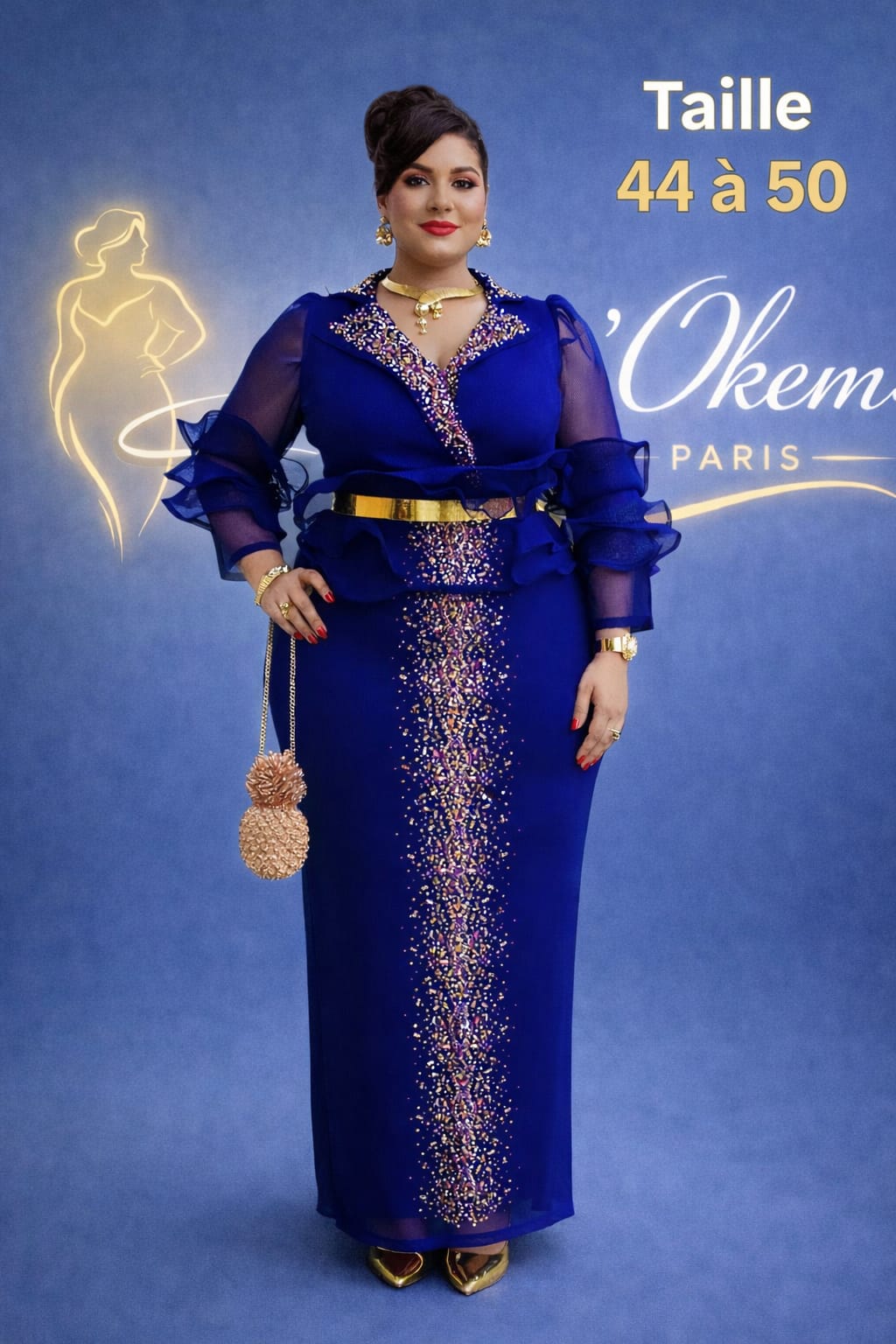 ✨ Robe Élégance Prestige – Miss’Okem Paris ✨