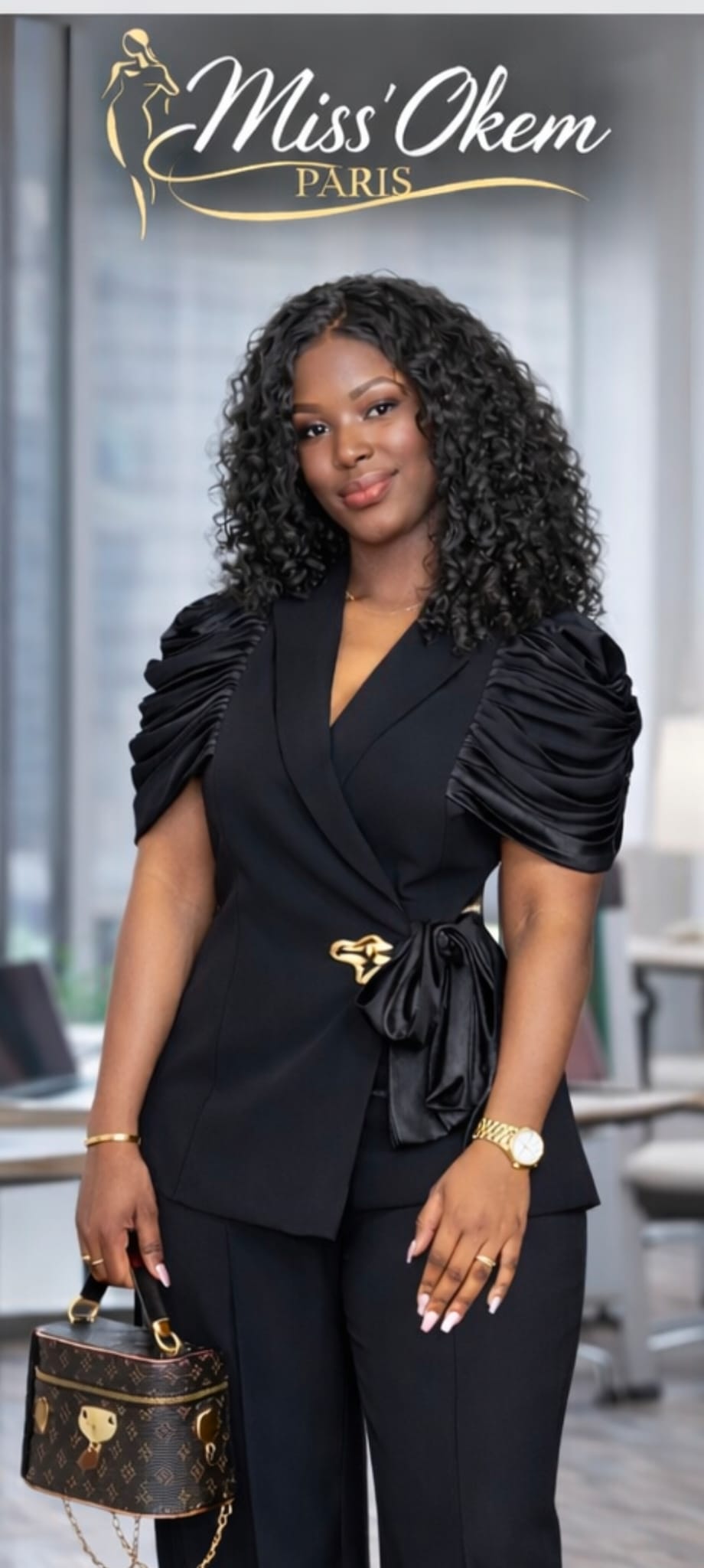 🛍️ Ensemble Élégance Noire – Miss’Okem Paris