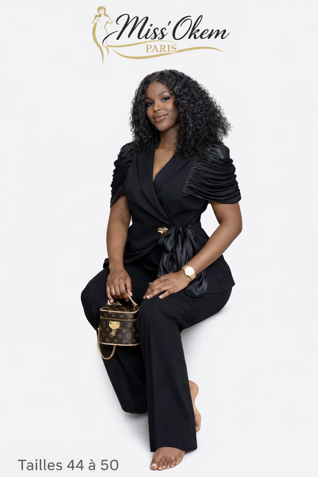 🛍️ Ensemble Élégance Noire – Miss’Okem Paris